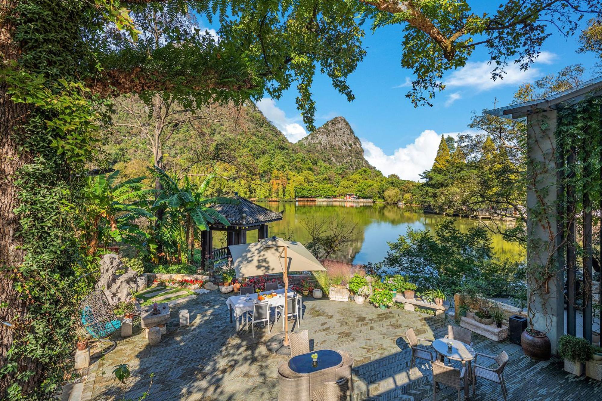 Guilin Heshe Lakeside Resort Exterior foto